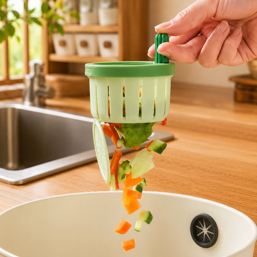 Cactus Sink Strainer - No Touch Kitchen Waste Catcher