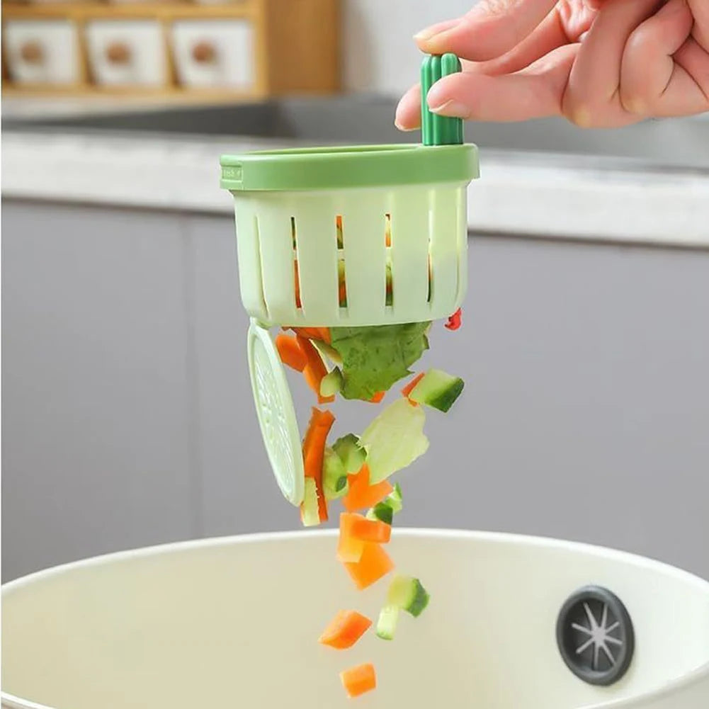 Cactus Kitchen Sink Drain Strainer with Handle Plastic Waste Filter Kitchen Food Slag Strainer Kitchen Accessories