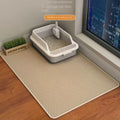 Large Size Cat Litter Mat Double Layer Waterproof Pet Litter Box Mat Non-Slip Sand Cat Pad Washable Cat Litter Mat Pet Supplies