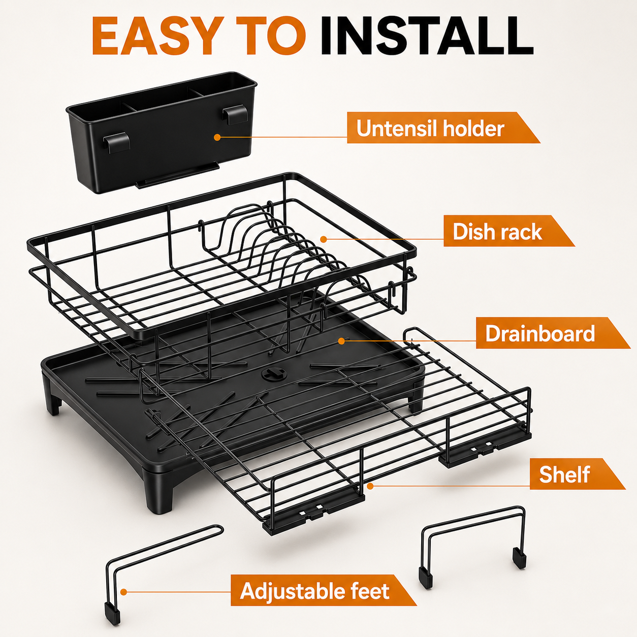 Dish Drying Rack - Expandable Rack