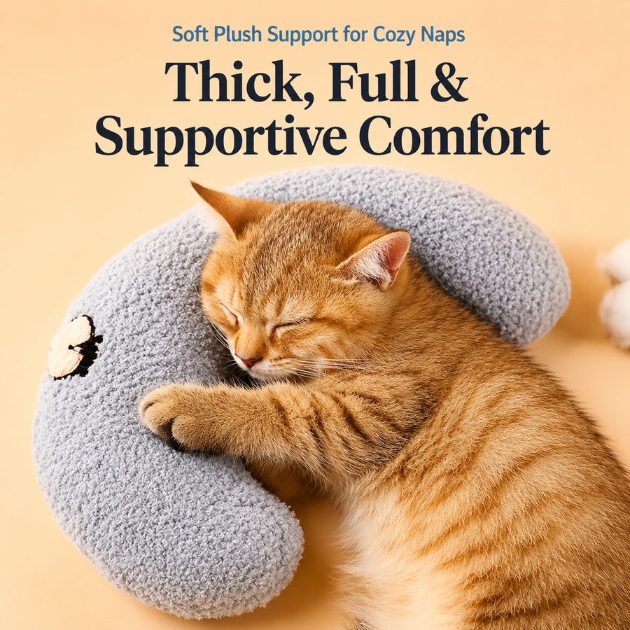 Cozy U-Shaped Pet Pillow